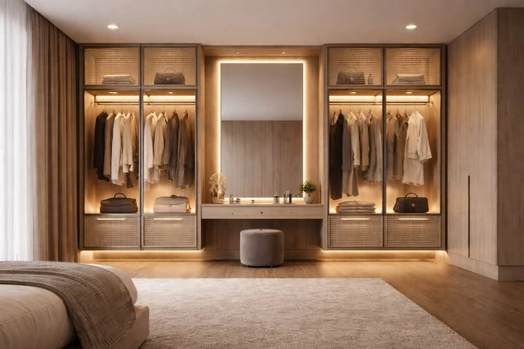 luxury wardrobe