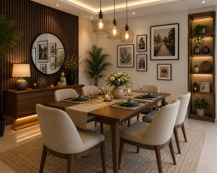 luxury dining area